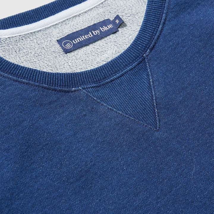 Organic Indigo Throwback Sweatshirt