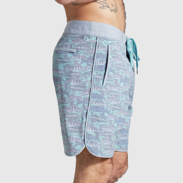 Men's Organic Scallop Board Short