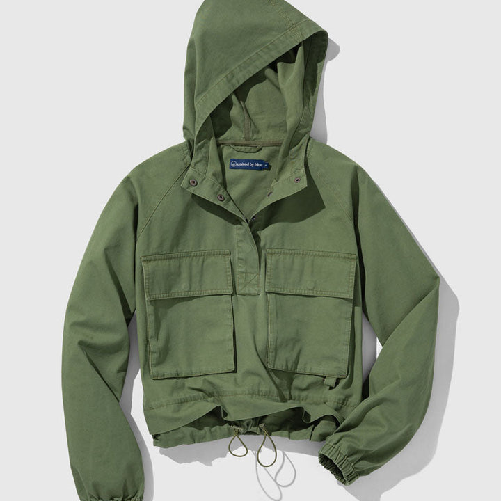 Organic Cropped Utility Pullover