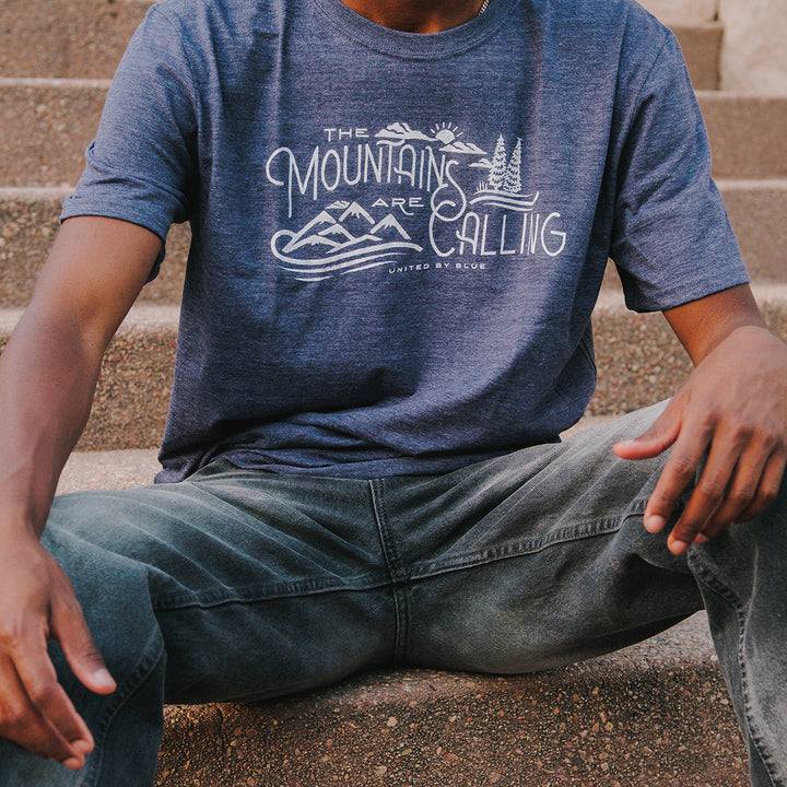 Mountains Are Calling - Biodegradable Graphic Tee - (All-gender)