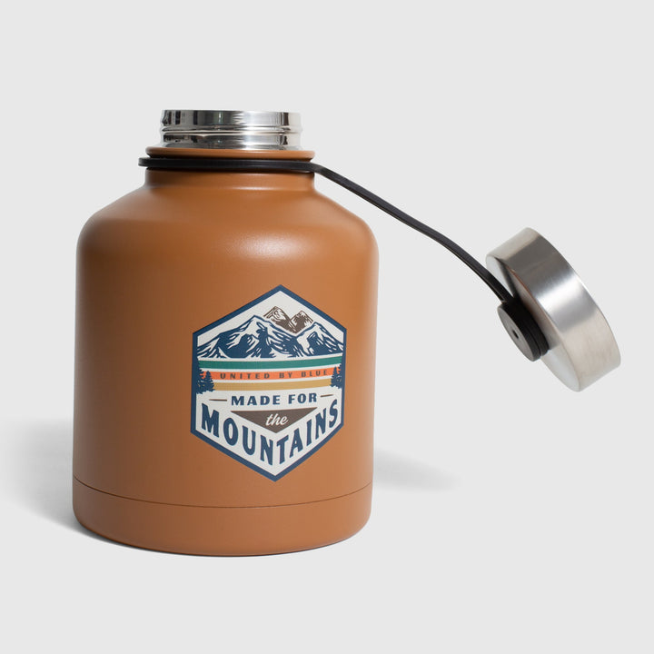 Made For The Mountains 32 oz. Insulated Steel Growler