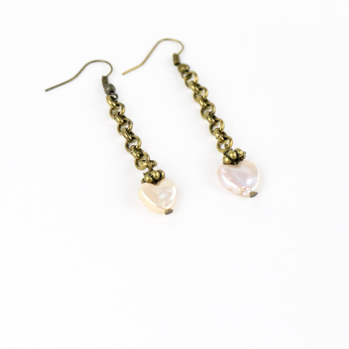 Copper Chain Earrings