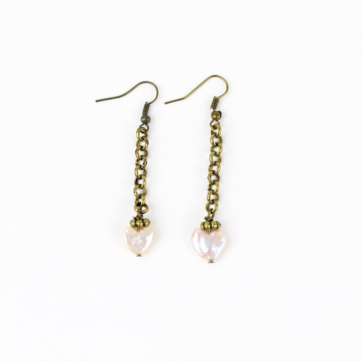 Copper Chain Earrings