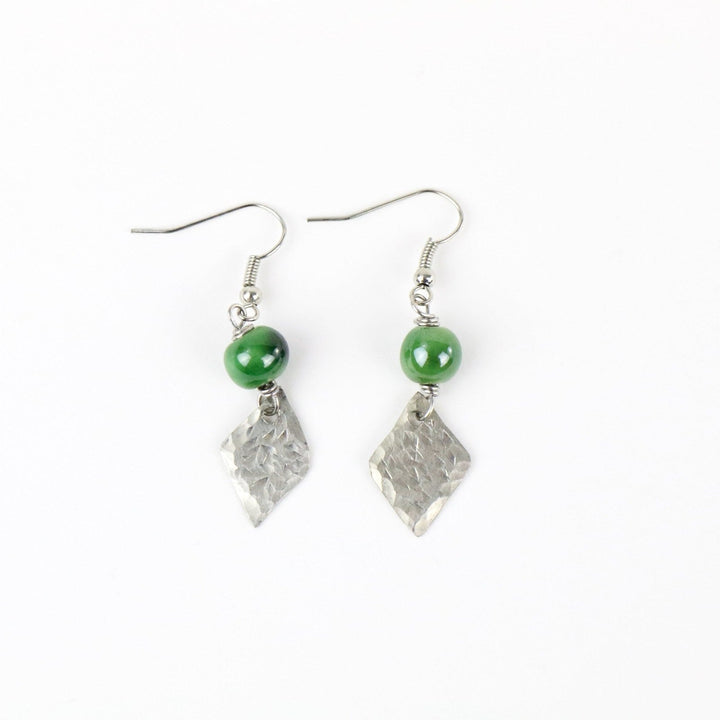 SwaziMUD™ Diamond Pewter Earring