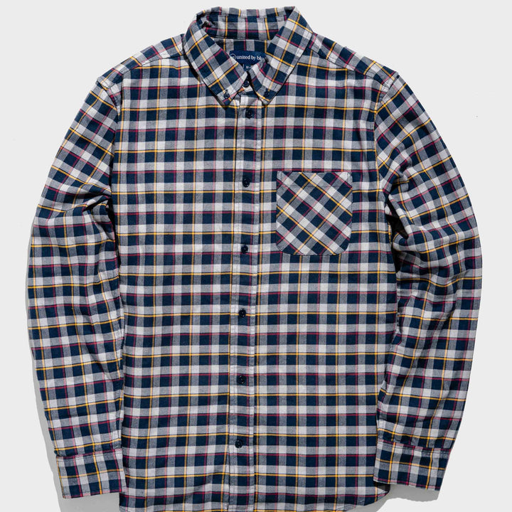 Organic Plaid Button Down