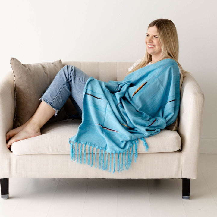 Tsandza Bamboo Throw Blanket