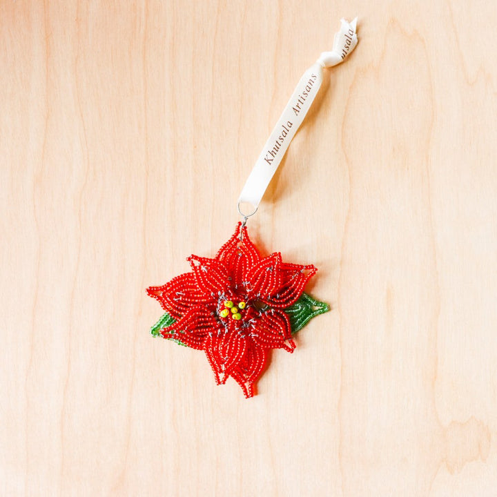 Poinsettia Ornaments