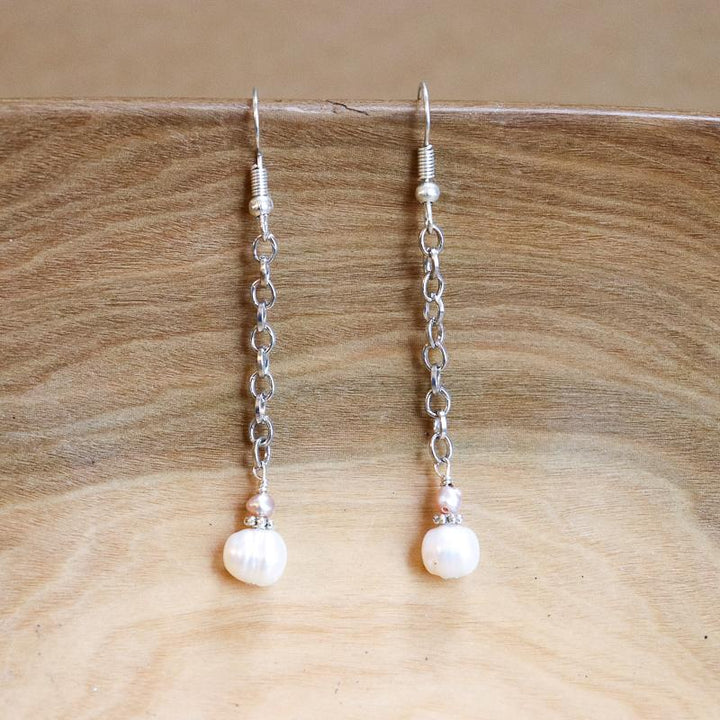 Silver Chain Earrings