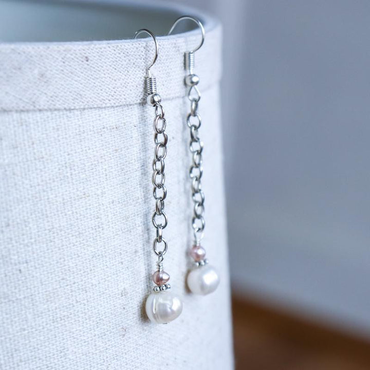 Silver Chain Earrings