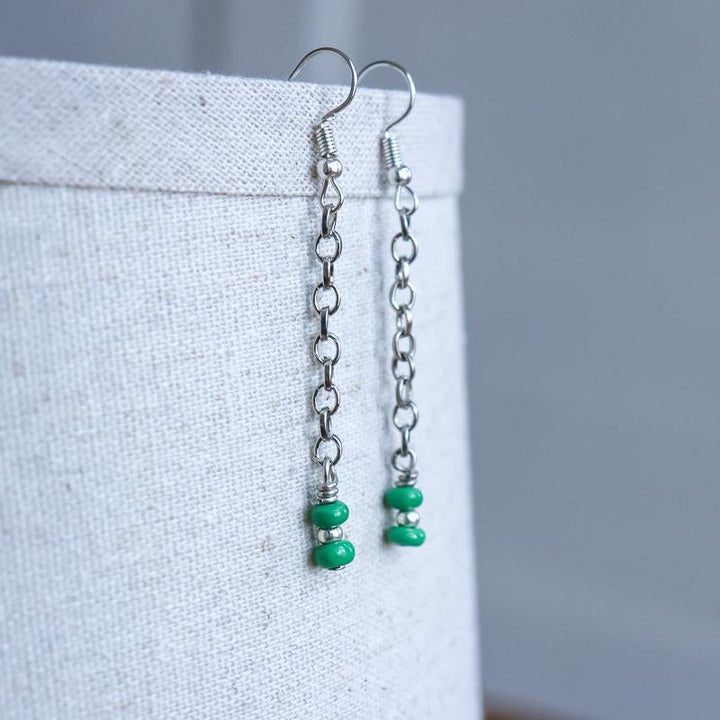 Silver Chain Earrings