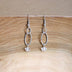 Silver Loop Dangle Earrings