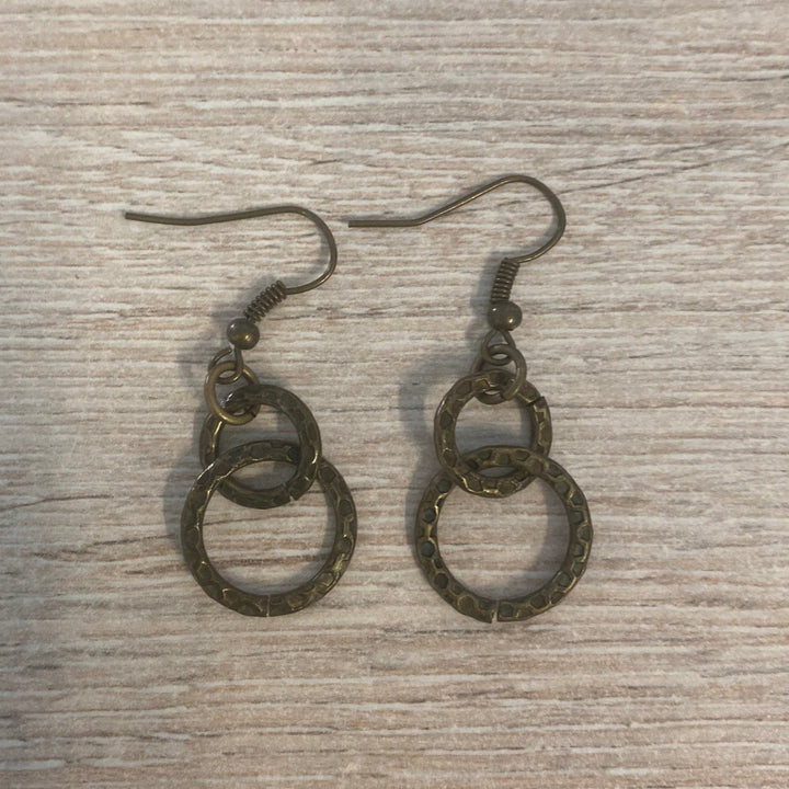 Brass Loop Earring