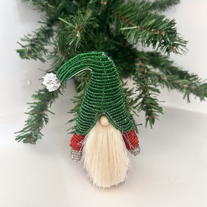 Beaded Christmas Gnome