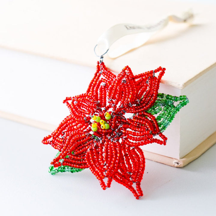 Poinsettia Ornaments