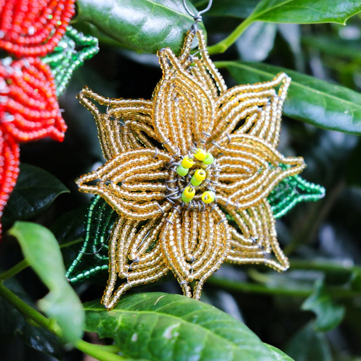 Poinsettia Ornaments