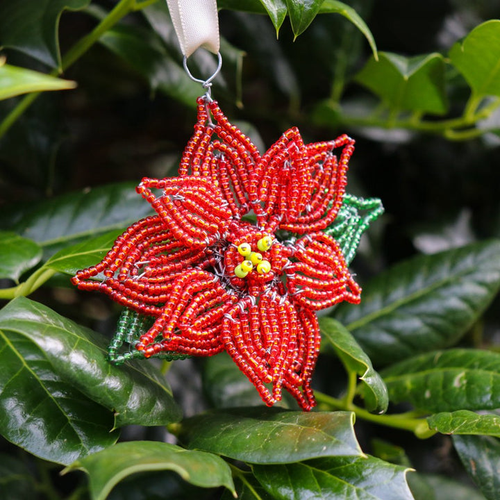 Poinsettia Ornaments