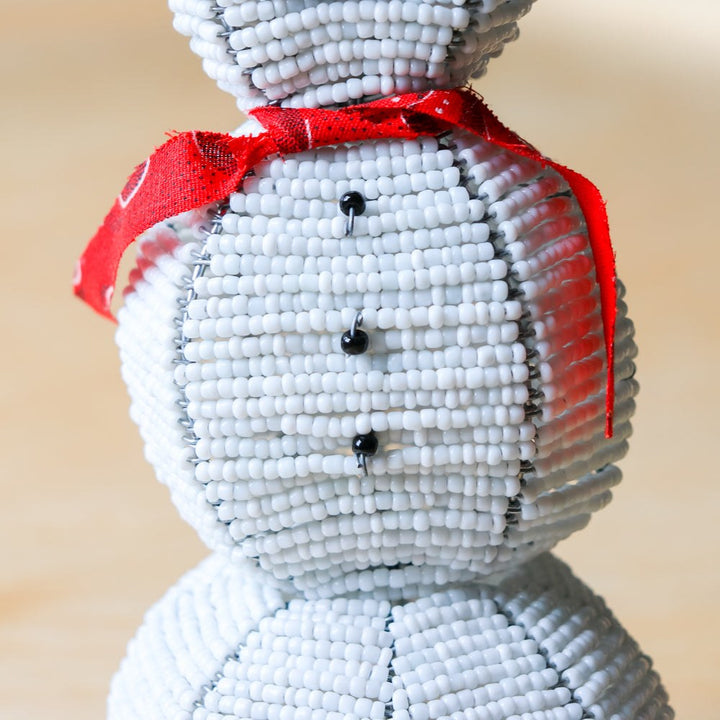 Beaded Snowman