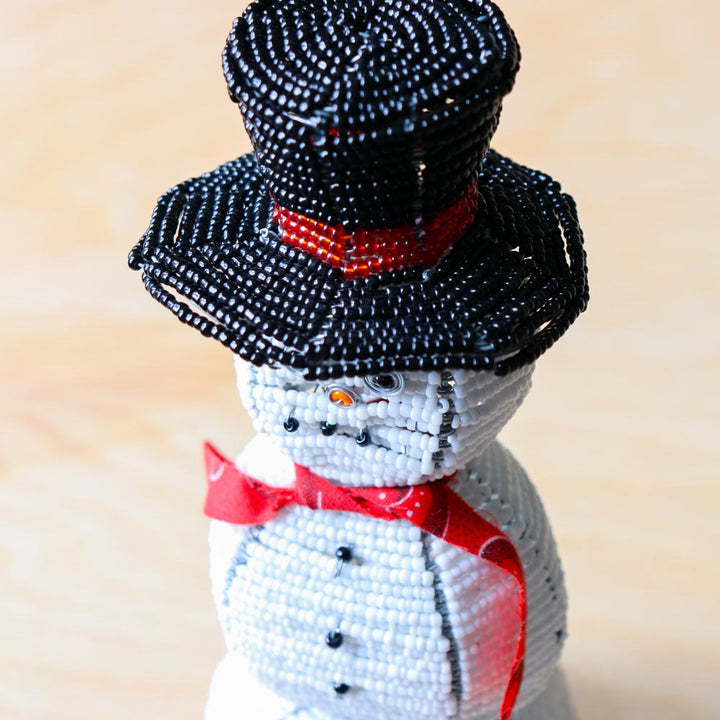 Beaded Snowman