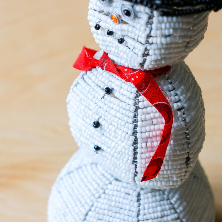 Beaded Snowman