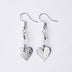 Pewter Heart Earrings