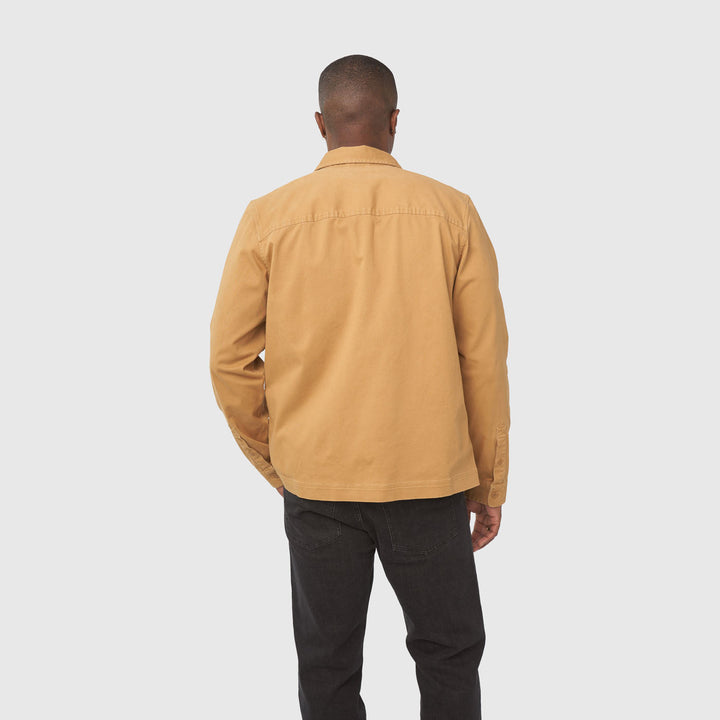 Organic Cotton Twill Button Down - Cumin