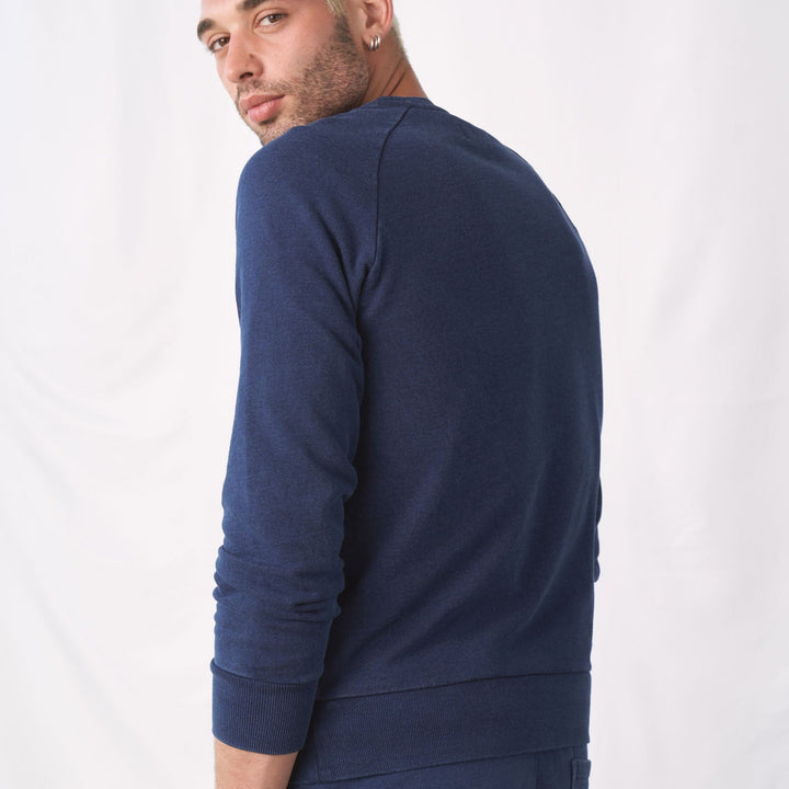 Organic Indigo Throwback Sweatshirt