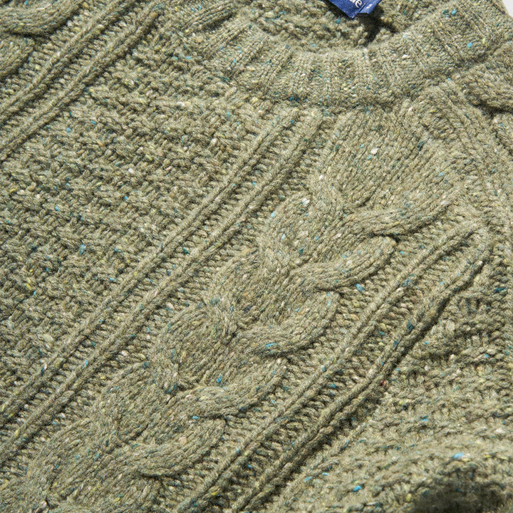 Recycled Nepped Fisherman Sweater