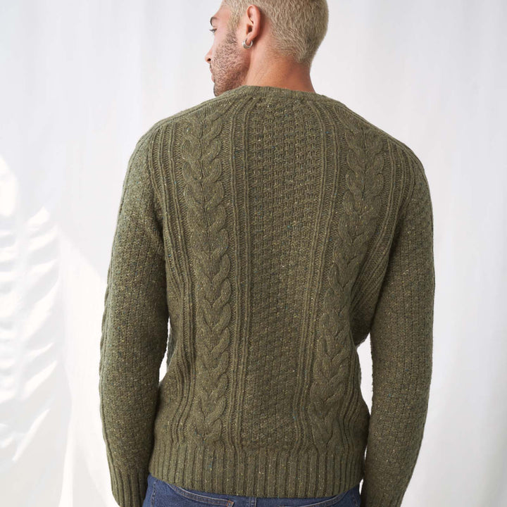 Recycled Nepped Fisherman Sweater