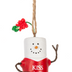 Smores Ornament with Mistletoe - Kiss Me