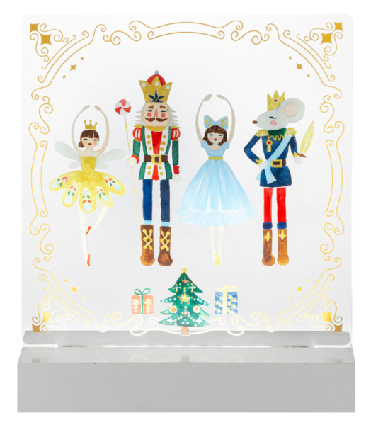 LED Light Up Nutcracker Figurine