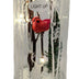 Light Up Decorative Glass with Woodland Scene & Red Cardinal