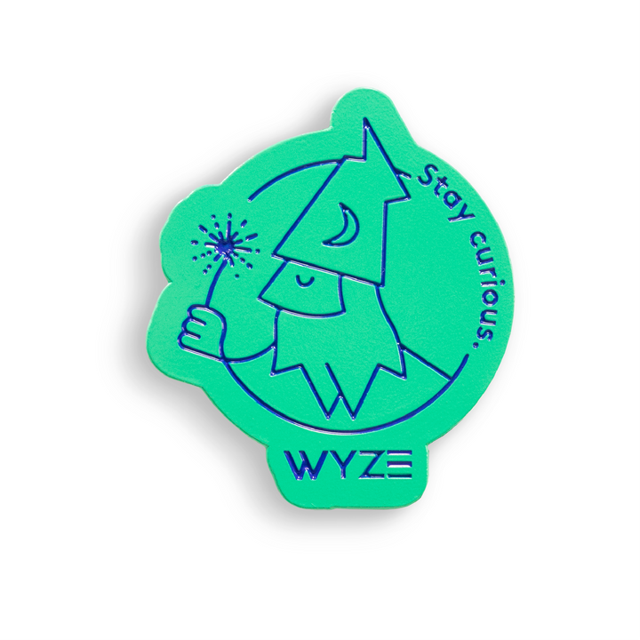 Wyze "Stay Curious" Wizard Pin