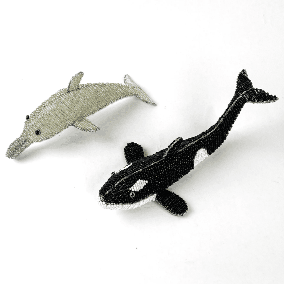 Beaded Dolphin