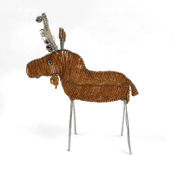 Beaded Christmas Moose