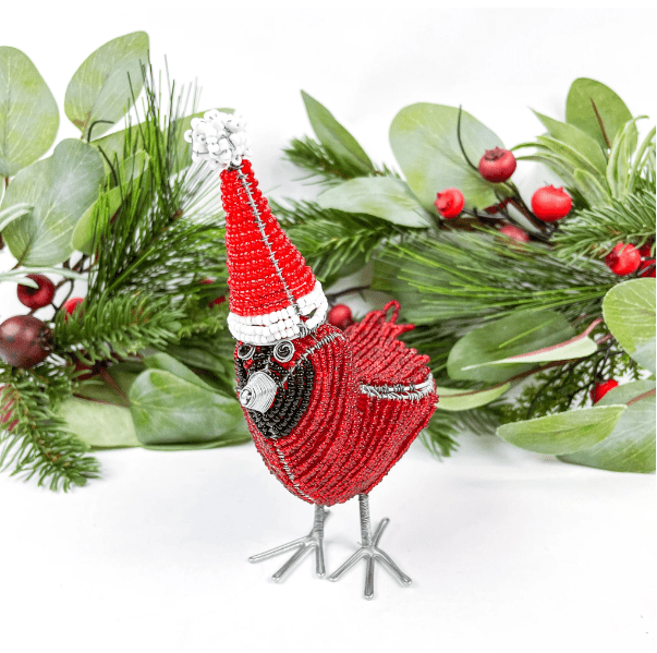 Beaded Christmas Cardinal