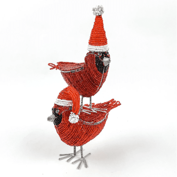 Beaded Christmas Cardinal