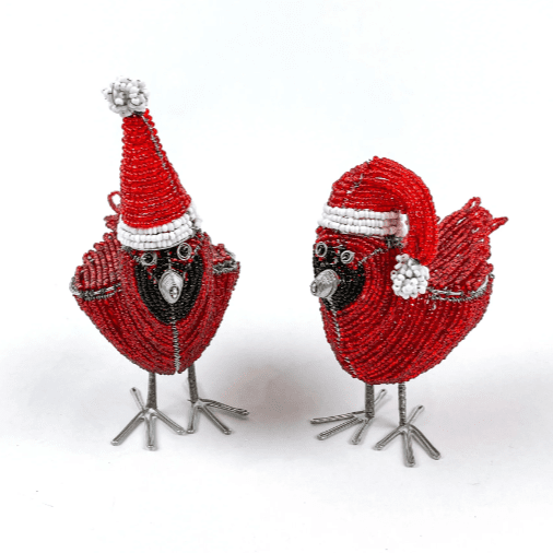 Beaded Christmas Cardinal