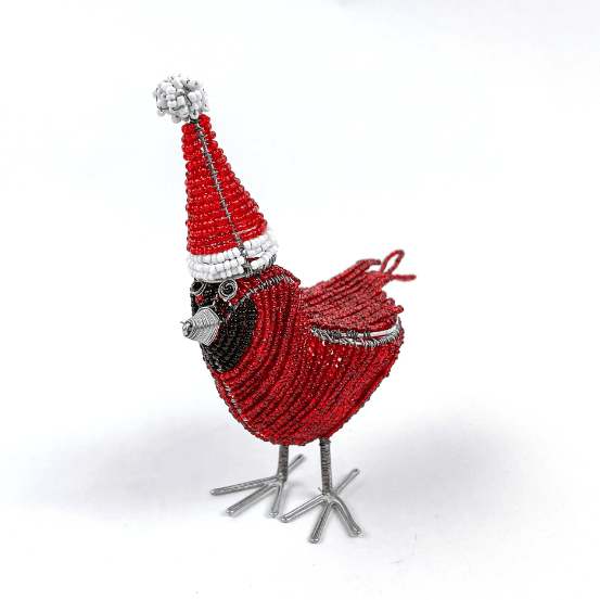 Beaded Christmas Cardinal