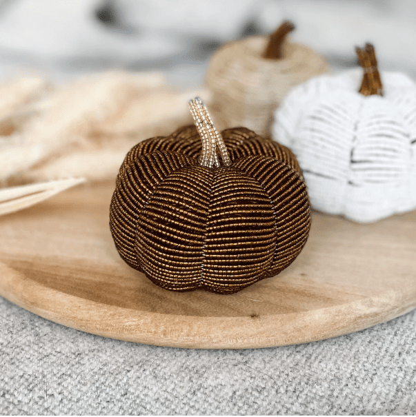 Beaded Pumpkins