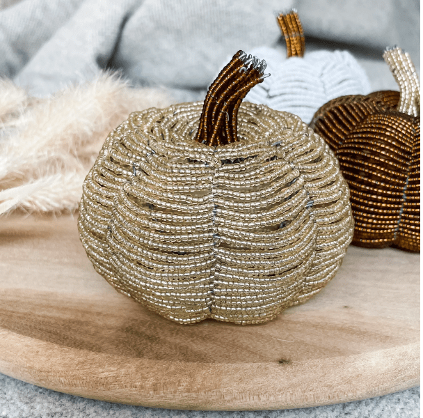 Beaded Pumpkins