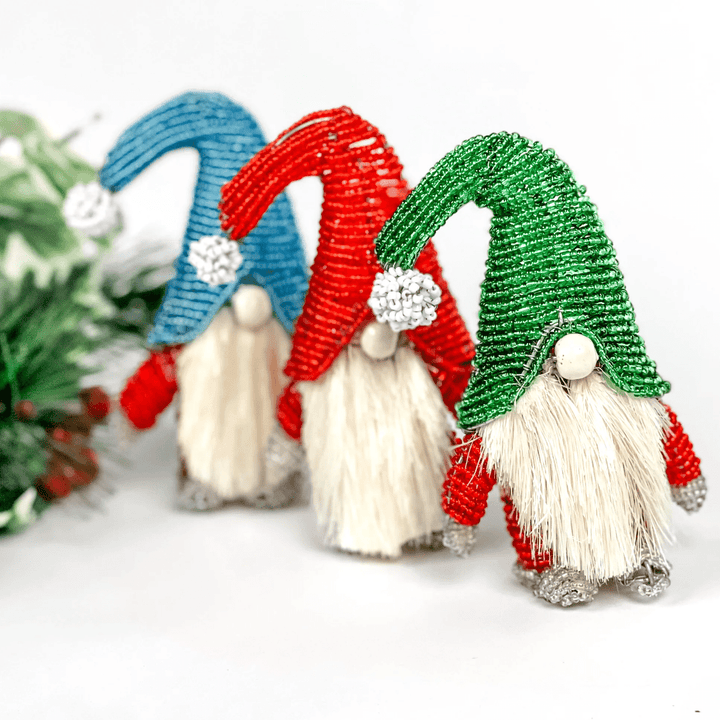 Beaded Christmas Gnome