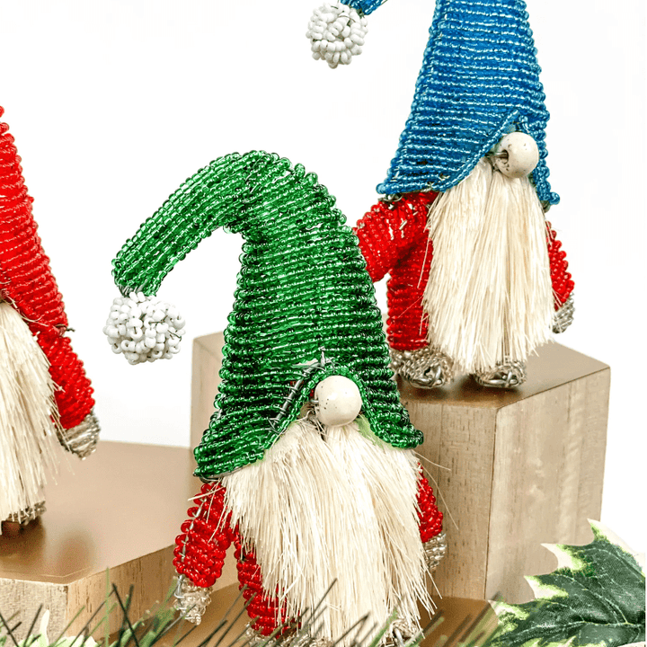 Beaded Christmas Gnome