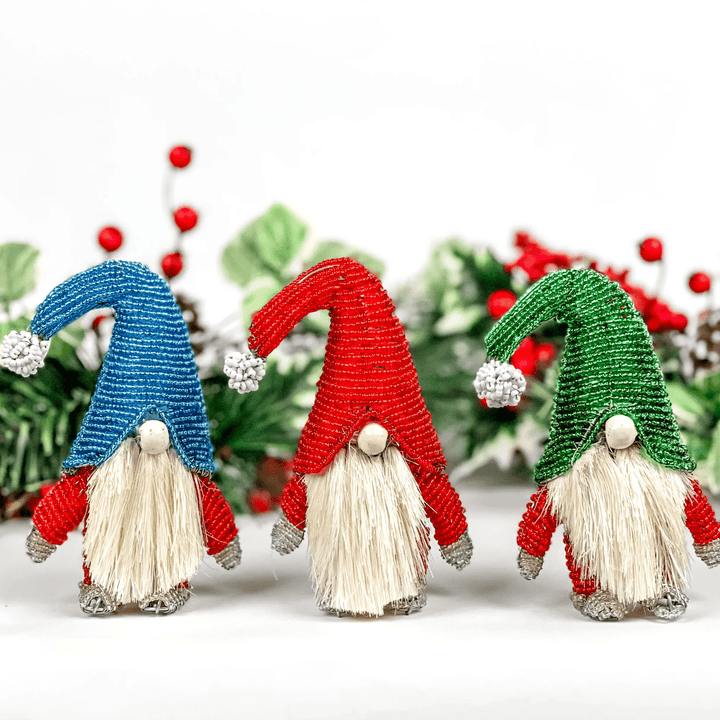 Beaded Christmas Gnome