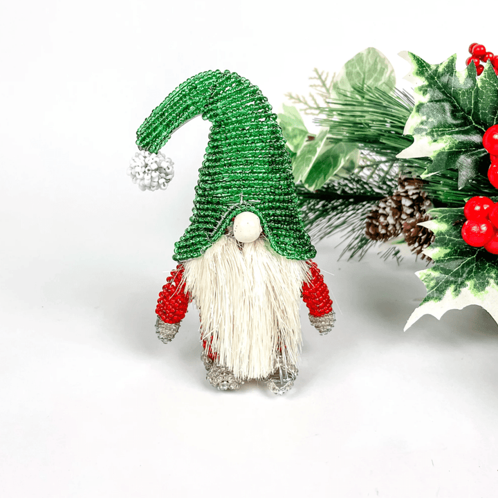 Beaded Christmas Gnome