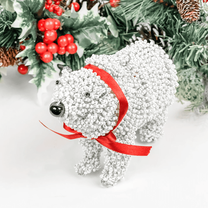 Beaded Polar Bear