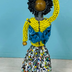 Beaded Lady with Basket