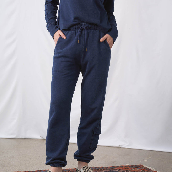 Organic Indigo Utility Sweatpant