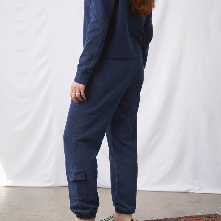 Organic Indigo Utility Sweatpant