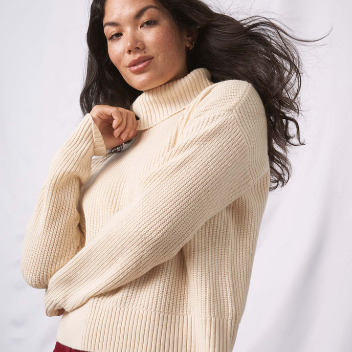 Responsible Wool Turtleneck Sweater