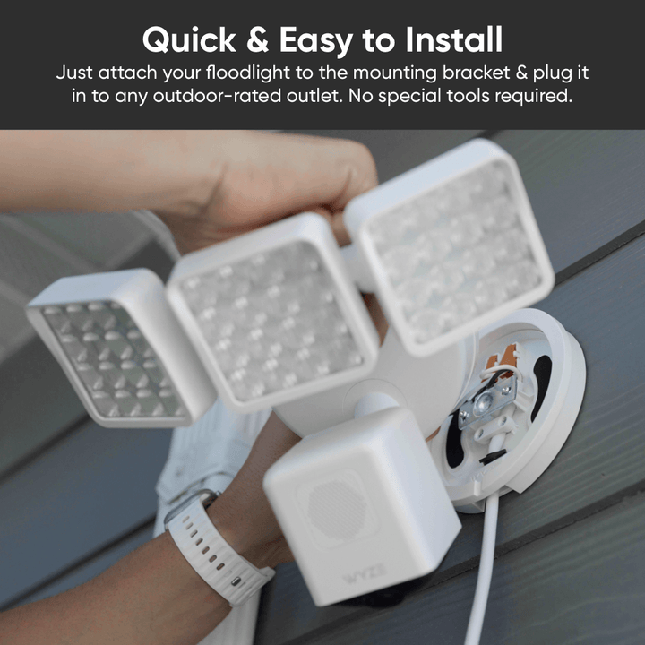 Wyze Cam Floodlight v2 + Plug-In Mount